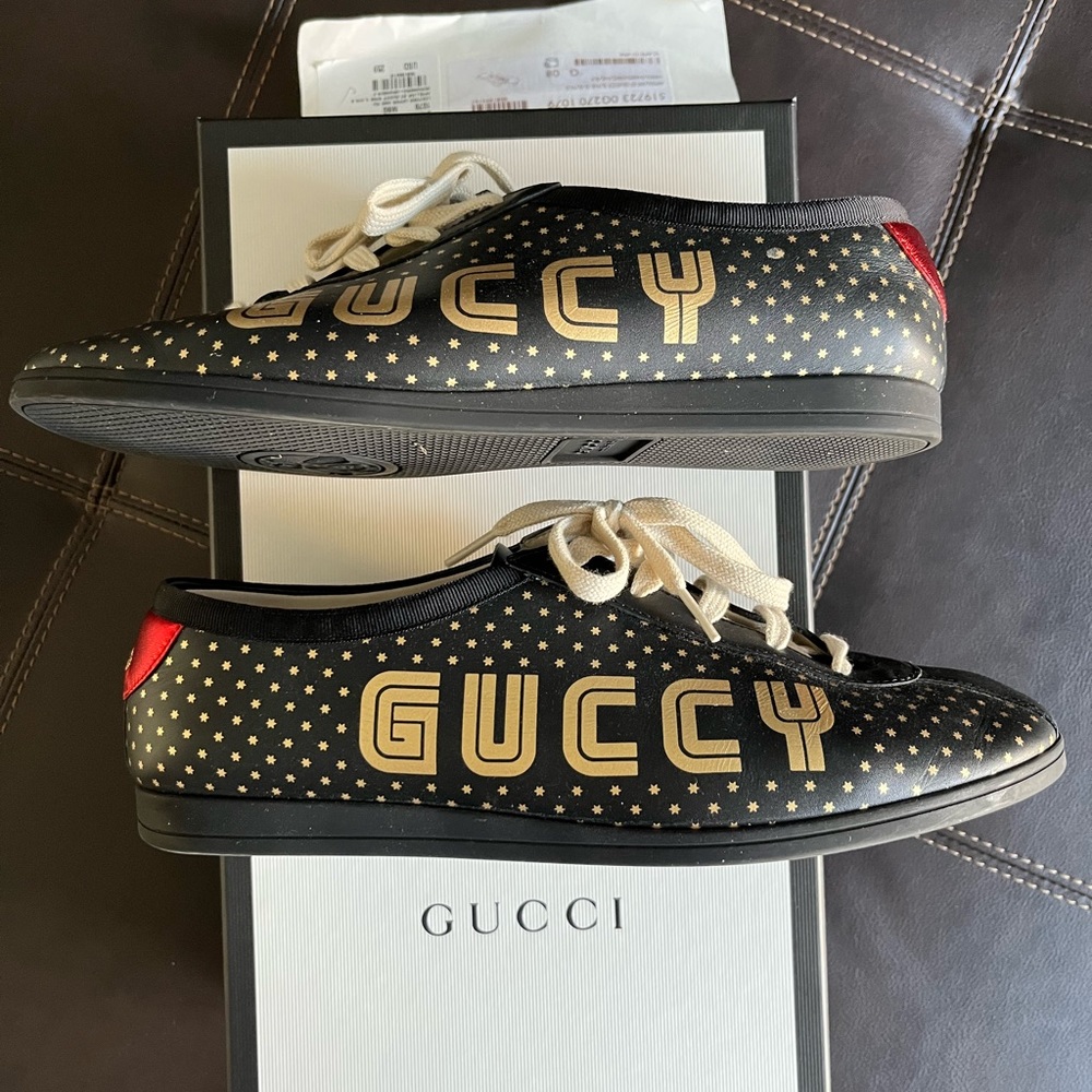 Gucci shoes mens designer black Guccy